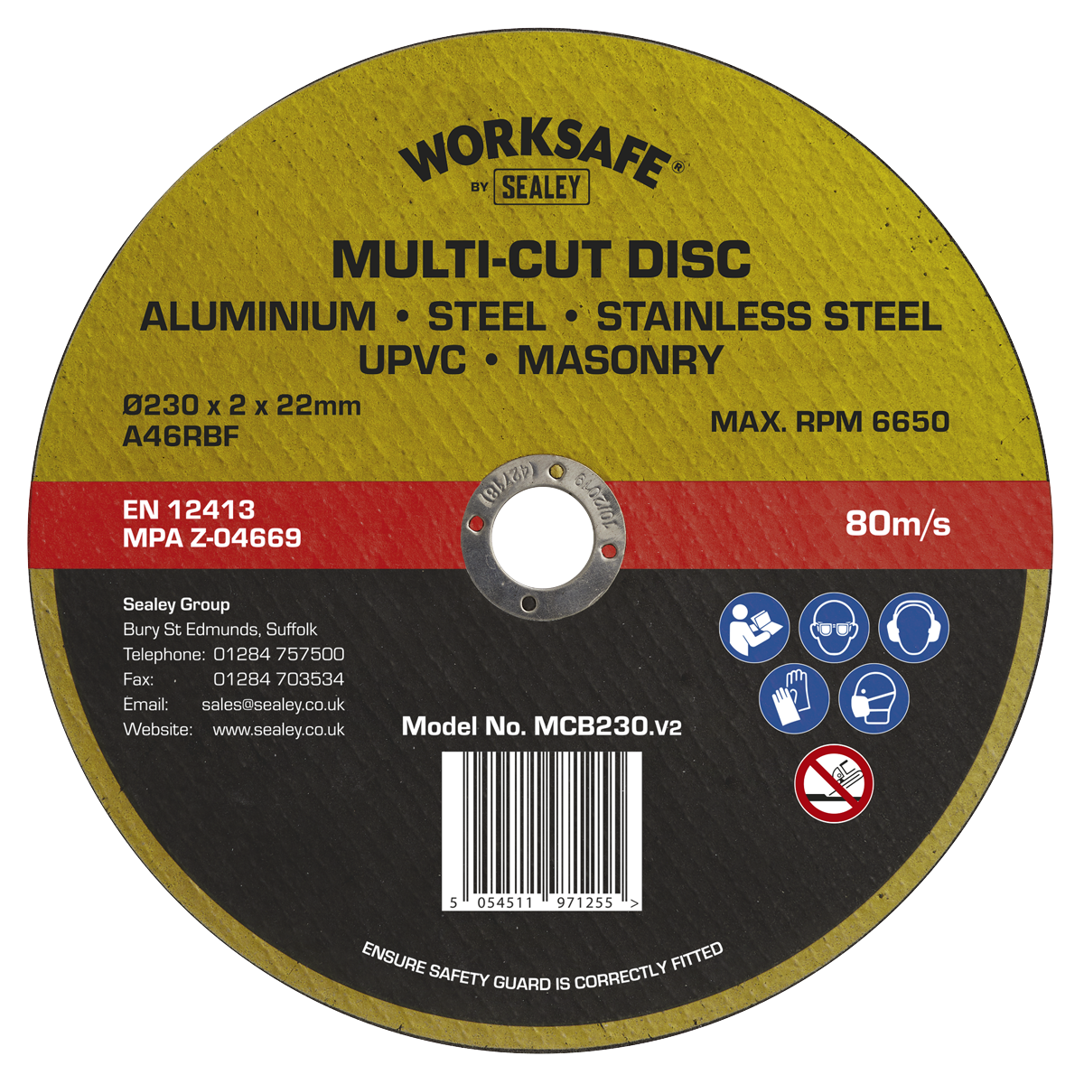 Multi-Cut Disc Ø230 x 2 x Ø22mm - MCB230 - Farming Parts