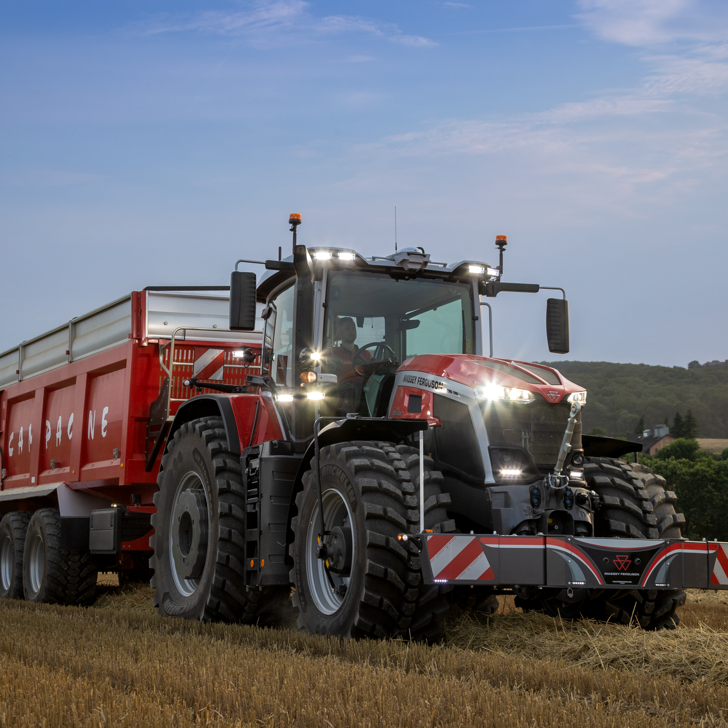 Massey Ferguson S Series LED Work Light Set – 12x 10,260 Lumen Flood Beams