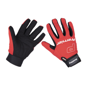 Mechanic's Gloves Padded Palm - Large Pair - MG796L - Farming Parts