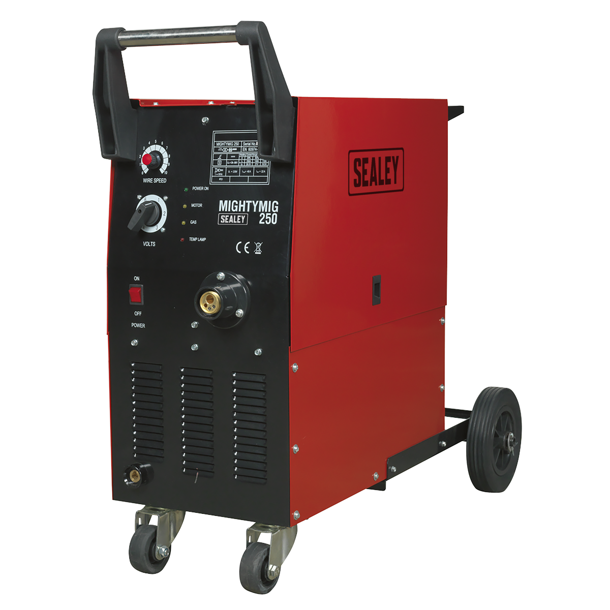 Professional Gas/No-Gas MIG Welder 250A with Euro Torch - MIGHTYMIG250 - Farming Parts