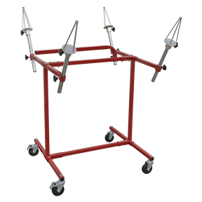 Alloy Wheel Painting/Repair Stand - 4 Wheel Capacity - MK71 - Farming Parts