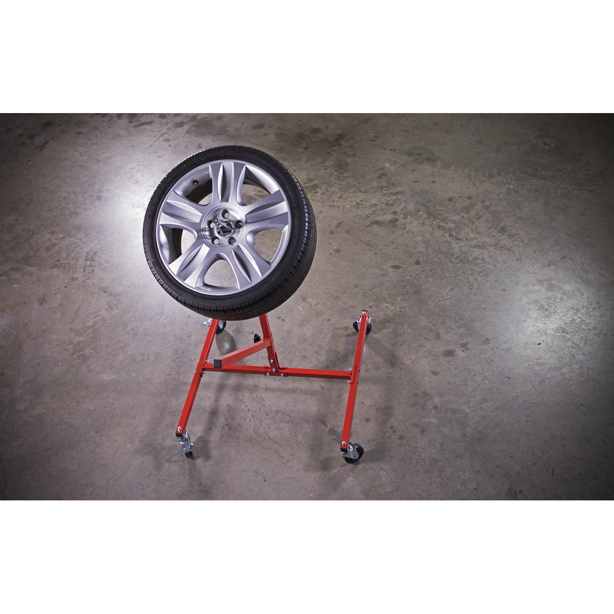 Alloy Wheel Painting/Repair Stand - Single Wheel Capacity - MK72 - Farming Parts