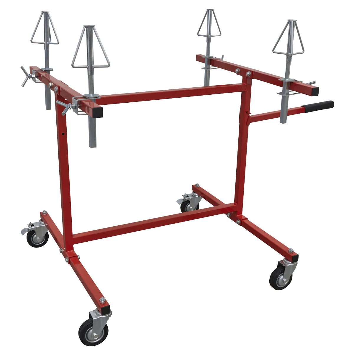 Alloy Wheel Repair/Painting Stand - 4-Wheel Capacity - MK74 - Farming Parts