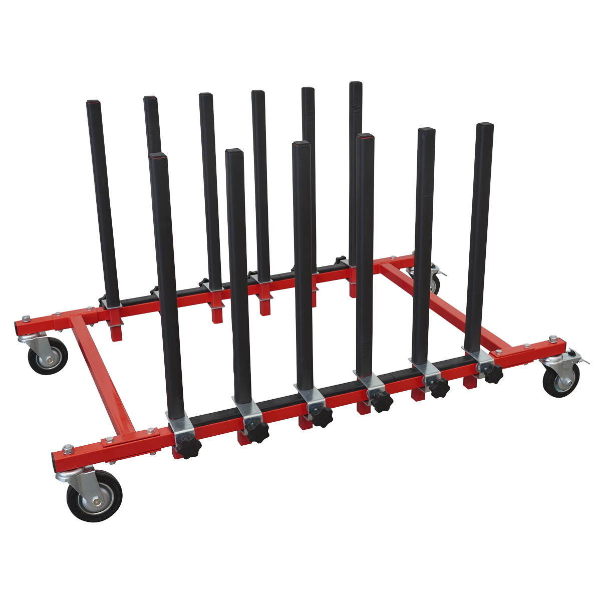 Panel Storage Rack Mobile Holds 5 Panels - MK76 - Farming Parts