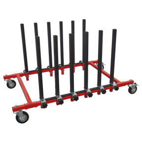 Panel Storage Rack Mobile Holds 5 Panels - MK76 - Farming Parts