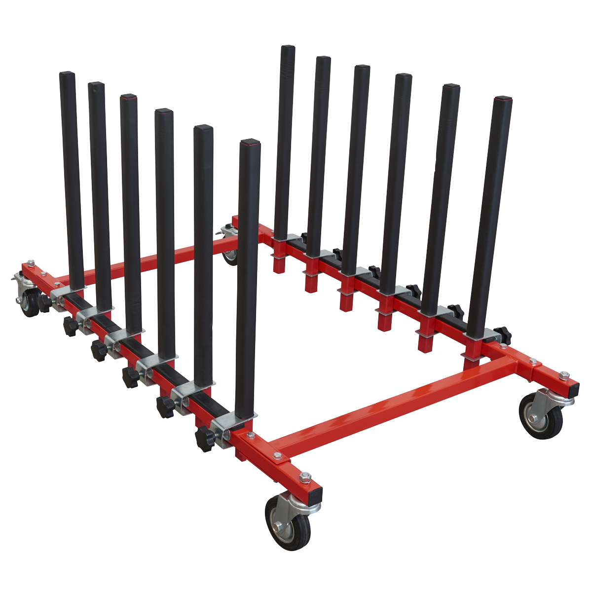 Panel Storage Rack Mobile Holds 5 Panels - MK76 - Farming Parts