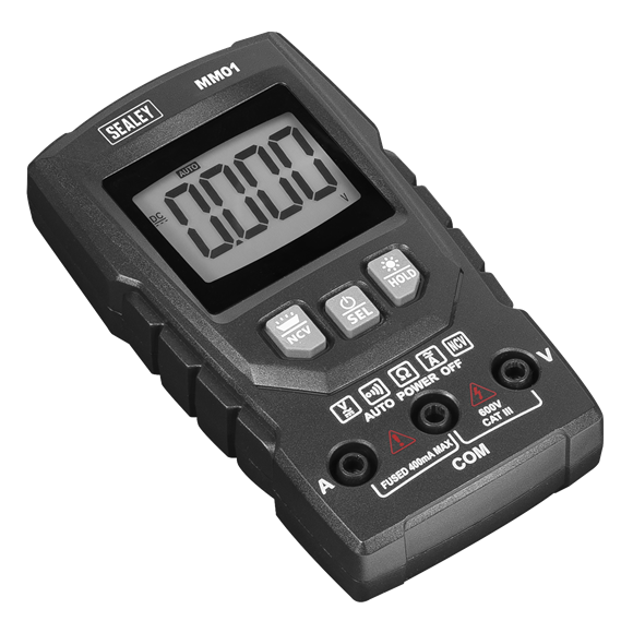 Sealey Auto Ranging Digital Multimeter 6 Function SE MM01