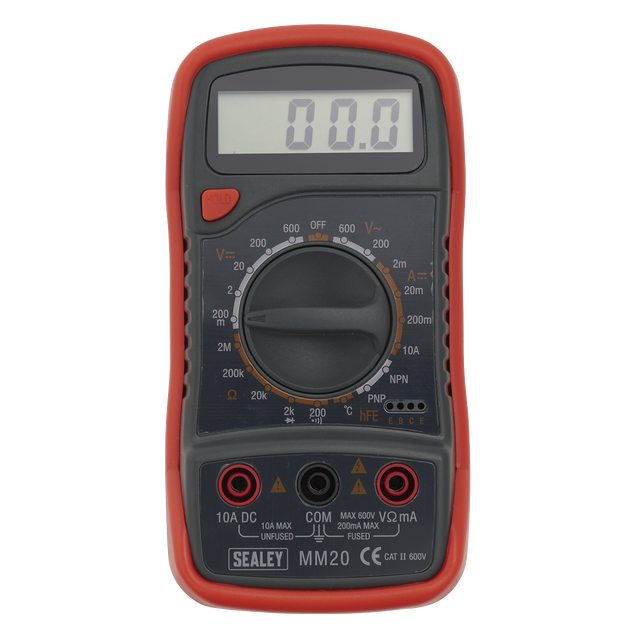 Digital Multimeter 8-Function with Thermocouple - MM20 - Farming Parts