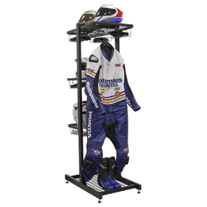 Freestanding Motorcycle Helmet & Gear Storage - SE-MS081FS2