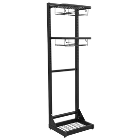 Motorcycle Helmet & Gear Tidy Freestanding - MS081FS - Farming Parts