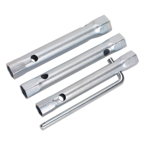 Spark Plug Box Spanner Set 3pc Long Reach Double End - MS165 - Farming Parts