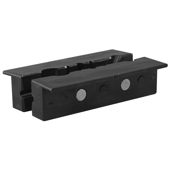 100mm Magnetic Soft Grip Vice Jaws - SE-MVJ100