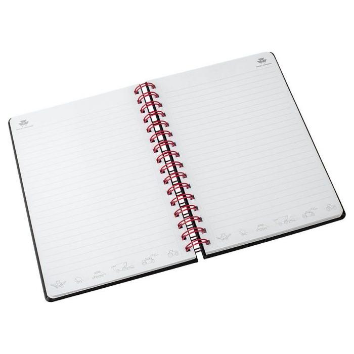 Massey Ferguson A5 Notebook Black Hard Cover X993342106000