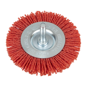 Sealey | Nylon Filament Circular Brush Ø75mm with Ø6mm Shaft - NFBC75