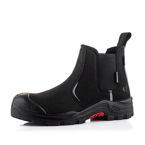 Buckler Nubuckz Safety Dealer Boot – Black Nubuck Composite Toe Work Boots | NKZ101BK