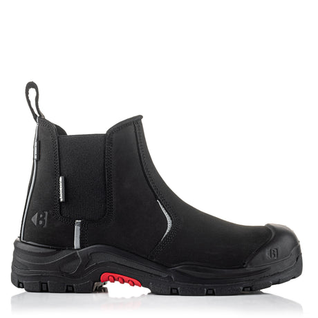 Buckler Nubuckz Safety Dealer Boot – Black Nubuck Composite Toe Work Boots | NKZ101BK