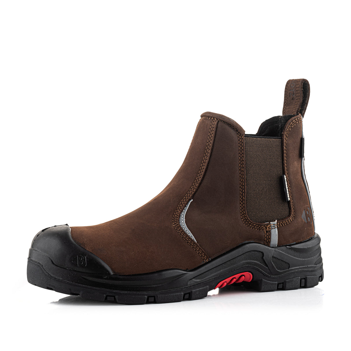 Buckler Nubuckz Safety Dealer Boot – Dark Brown Composite Toe Work Boots | NKZ101BR