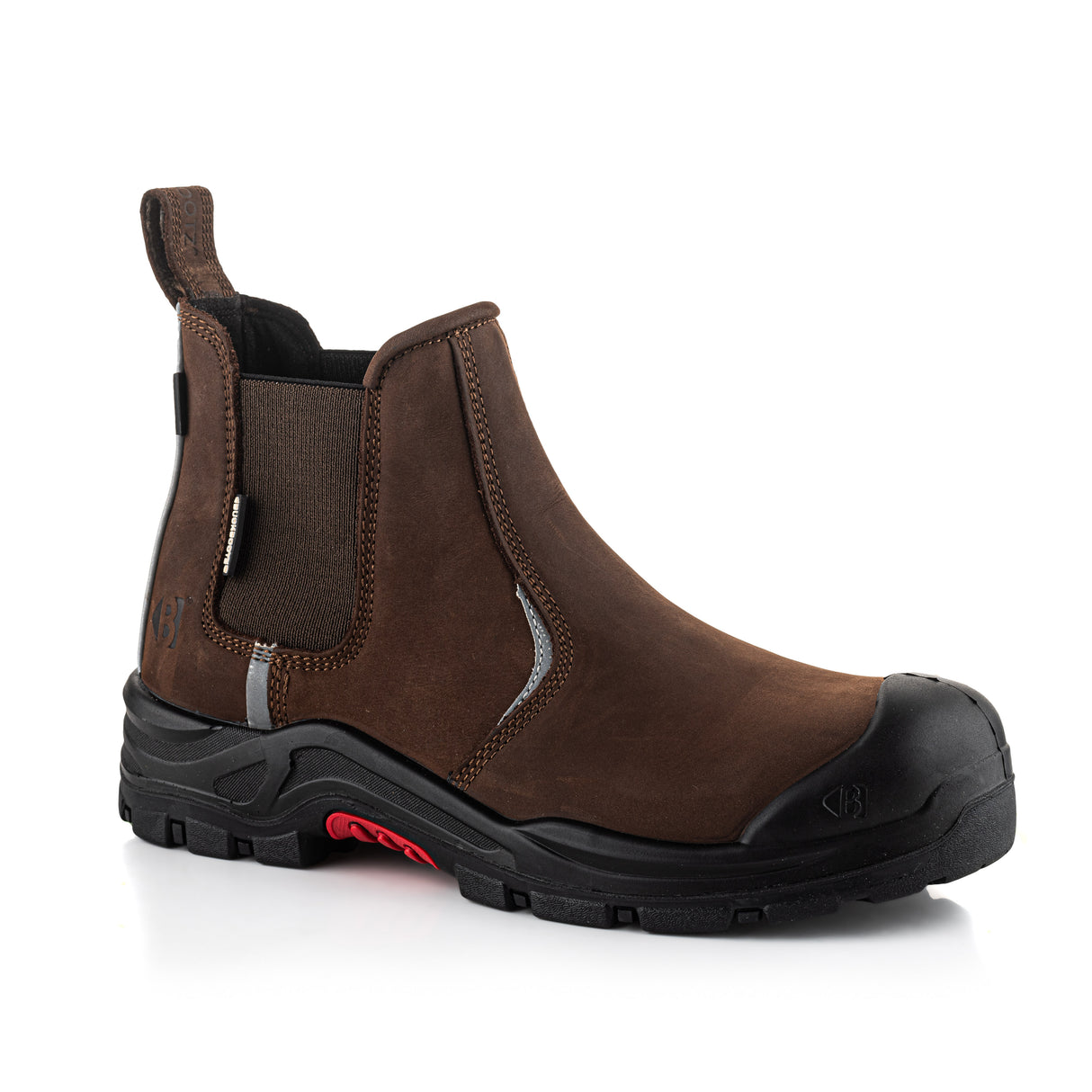 Buckler Nubuckz Safety Dealer Boot – Dark Brown Composite Toe Work Boots | NKZ101BR