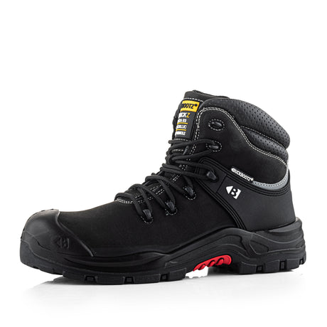 *SPECIAL PRICE* - Buckler Nubuckz Safety Lace Boots – NKZ102BK | S3S Certified, Slip-Resistant & Durable