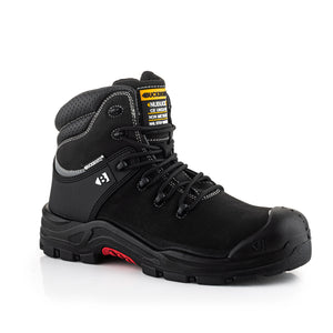 *SPECIAL PRICE* - Buckler Nubuckz Safety Lace Boots – NKZ102BK | S3S Certified, Slip-Resistant & Durable