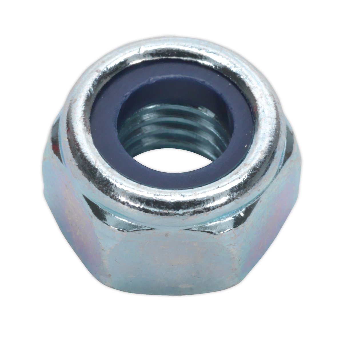 Nylon Locknut M10 Zinc Pack of 100 - NLN10 - Farming Parts