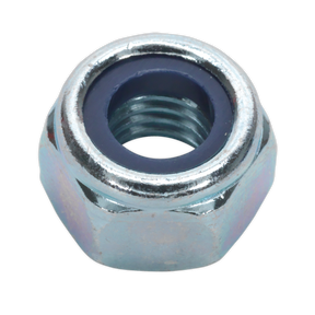 Nylon Locknut M10 Zinc Pack of 100 - NLN10 - Farming Parts
