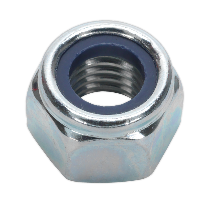 Sealey Nylon Locknut M12 Zinc Pack of 25 NLN12