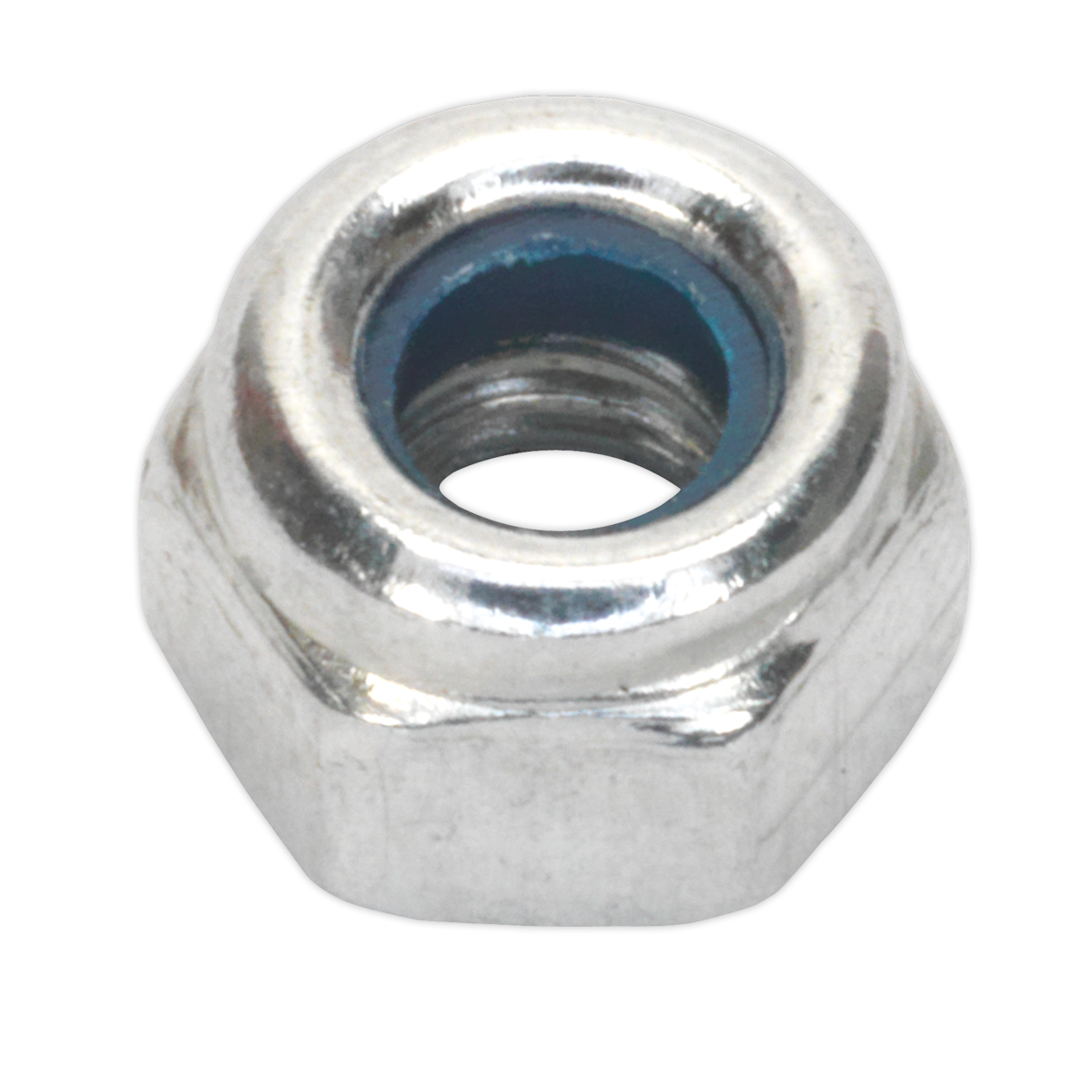 Nylon Locknut M4 Zinc Pack of 100 - NLN4 - Farming Parts