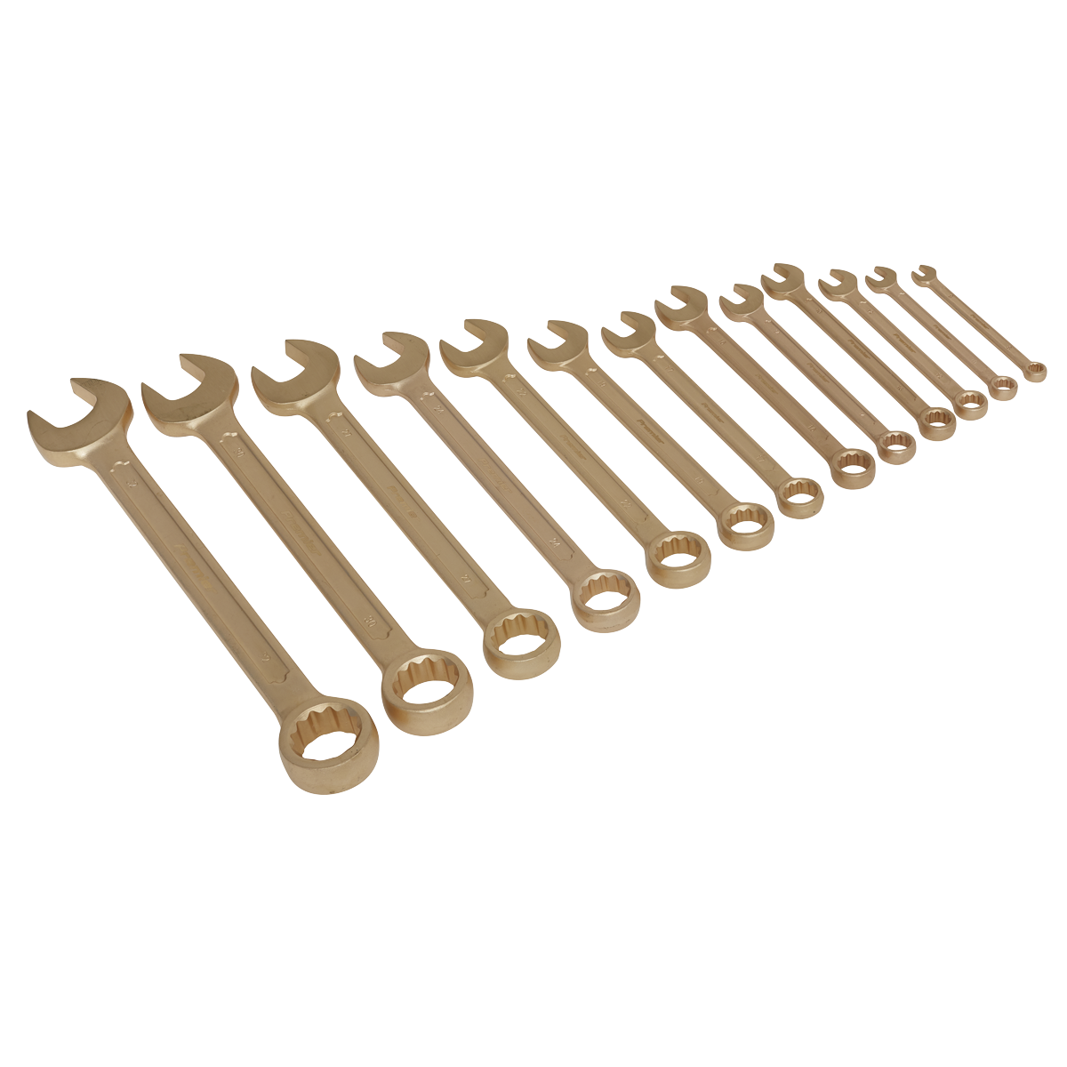 Combination Spanner Set 13pc 8-32mm - Non-Sparking - NS001 - Farming Parts