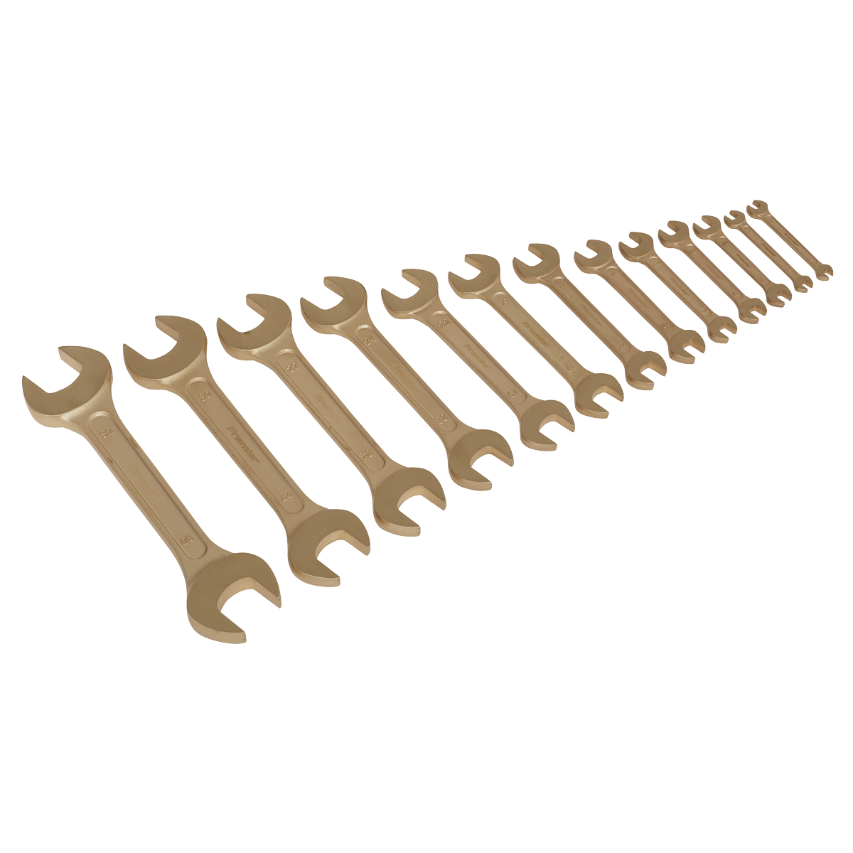 Double Open-End Spanner Set 13pc - Non-Sparking - NS015 - Farming Parts