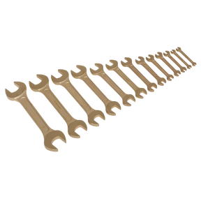 Double Open-End Spanner Set 13pc - Non-Sparking - NS015 - Farming Parts