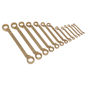Double End Ring Spanner Set 13pc 5.5-32mm - Non-Sparking - NS016 - Farming Parts