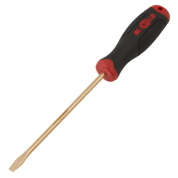 Sealey | Screwdriver Slotted 6 x 150mm - Non-Sparking - NS094