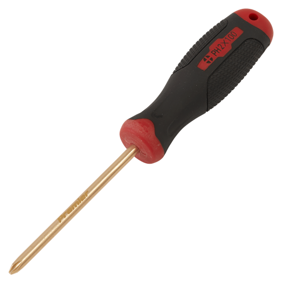 Sealey | Screwdriver Phillips #2 x 100mm - Non-Sparking - NS097