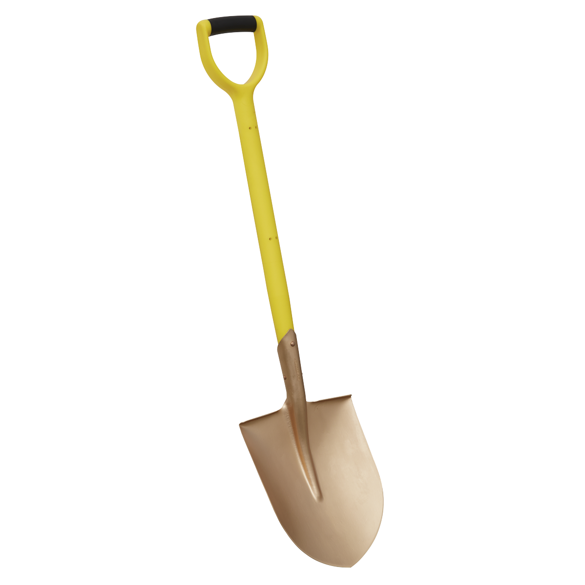 Round Point Shovel 240 x 420 x 990mm - Non-Sparking - NS107 - Farming Parts