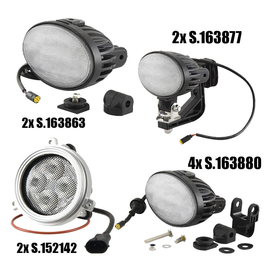 New Holland T6/T7 LED Complete Light Kit - 10 Lights