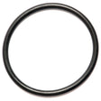 A black Sparex O Ring 3/16'' x 2 7/8'' (BS336) made of nitrile rubber, with a Shore hardness of 70, stands out against a white background.