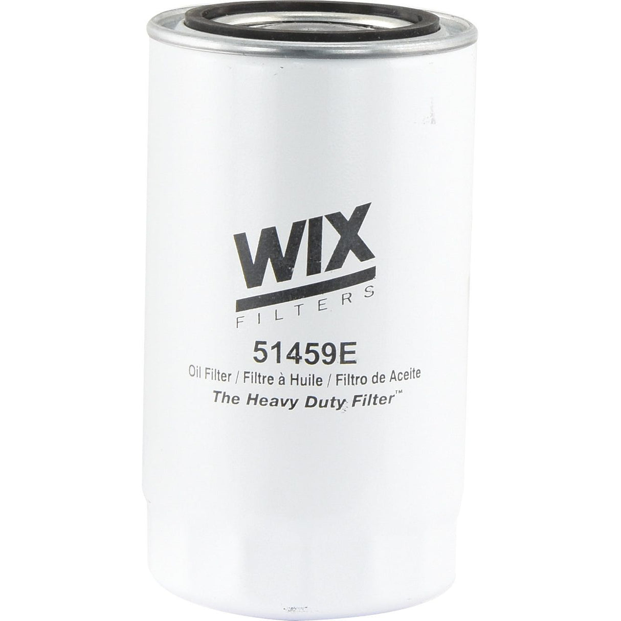 The silver cylindrical Sparex oil filter, with the part number S.154342 and the text “The Heavy Duty. Filter” printed on it, is perfect for DOMINATOR series machinery.