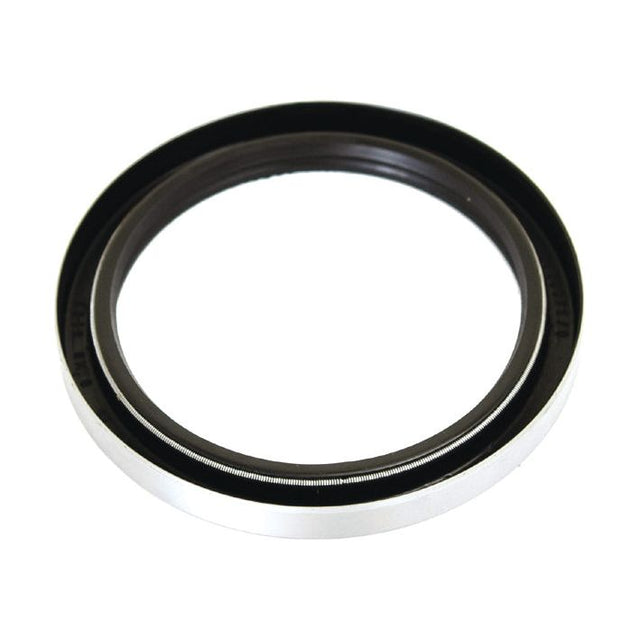 A close-up image of a circular metal and rubber mechanical seal, like the Oil Seal 120 x 95 x 12mm (Sparex Part No. S.62071), used for preventing leakage between rotating and stationary machine parts.