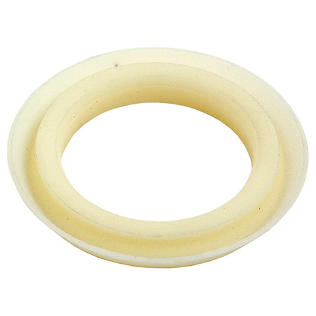 The Sparex Oil Seal (Part No. S.43307), a beige rubber gasket measuring 34 x 52.3 x 6mm with a central hole, is commonly used for sealing or connecting pipes and fittings and is ideal for equipment like Massey Ferguson tractors.