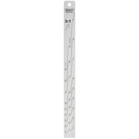 Sealey | Aluminium Paint Measuring Stick 1:1/3:1 - PA07