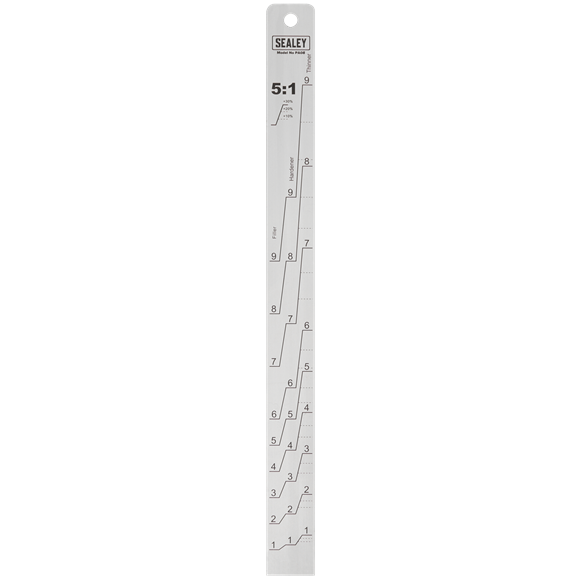 Sealey | Aluminium Paint Measuring Stick 5:1/5:3 - PA08