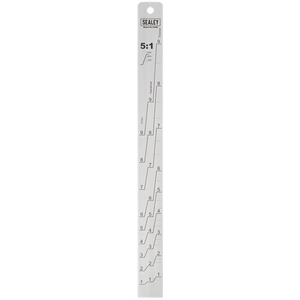 Sealey | Aluminium Paint Measuring Stick 5:1/5:3 - PA08