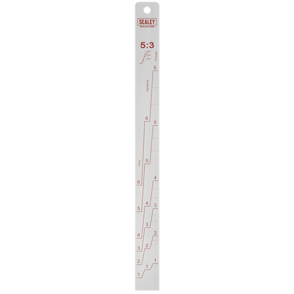 Sealey | Aluminium Paint Measuring Stick 5:1/5:3 - PA08