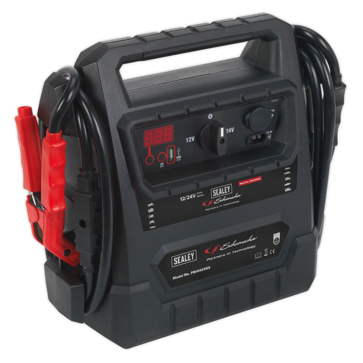 Schumacher® RoadStart® Emergency Jump Starter 12/24V 4600 Peak Amps - DEKRA Approved - PBI4424GS - Farming Parts