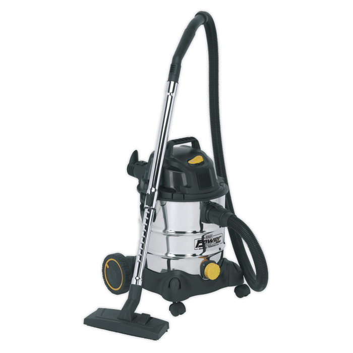 Sealey Vacuum Cleaner Industrial Wet & Dry 20L 1250W/110V PC200SD110V