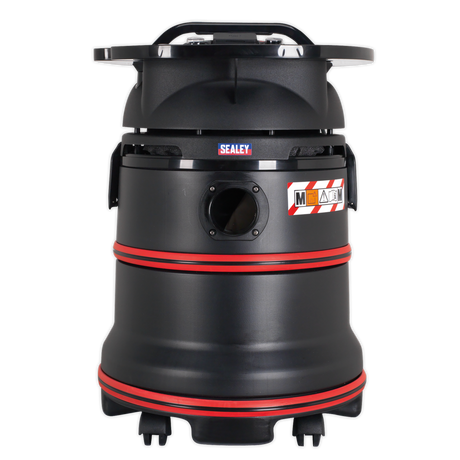 Vacuum Cleaner Industrial Wet/Dry 35L 1200W/230V Plastic Drum M Class Filtration Self-Clean Filter - PC35230V - Farming Parts