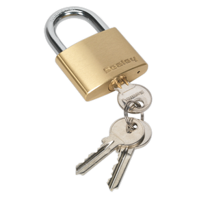 Brass Body Padlock 50mm - PL102 - Farming Parts