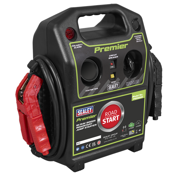 Sealey | 12/24V Premier RoadStart® Jump Starter 5000A - PRS5000