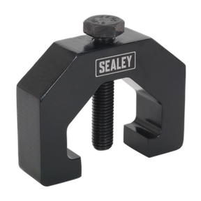 A Sealey-branded Steering Drop Arm Puller for Land Rover models 2, 2A, and 3, featuring a threaded bolt, is ideal for maintaining steering drop arms.